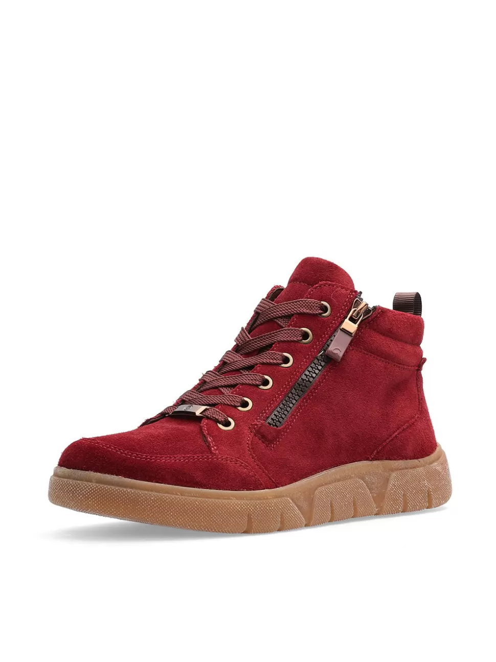 ara Shoes Stiefeletten | Schnürer^Hightop Sneaker Rom-Sport Burgundy rot