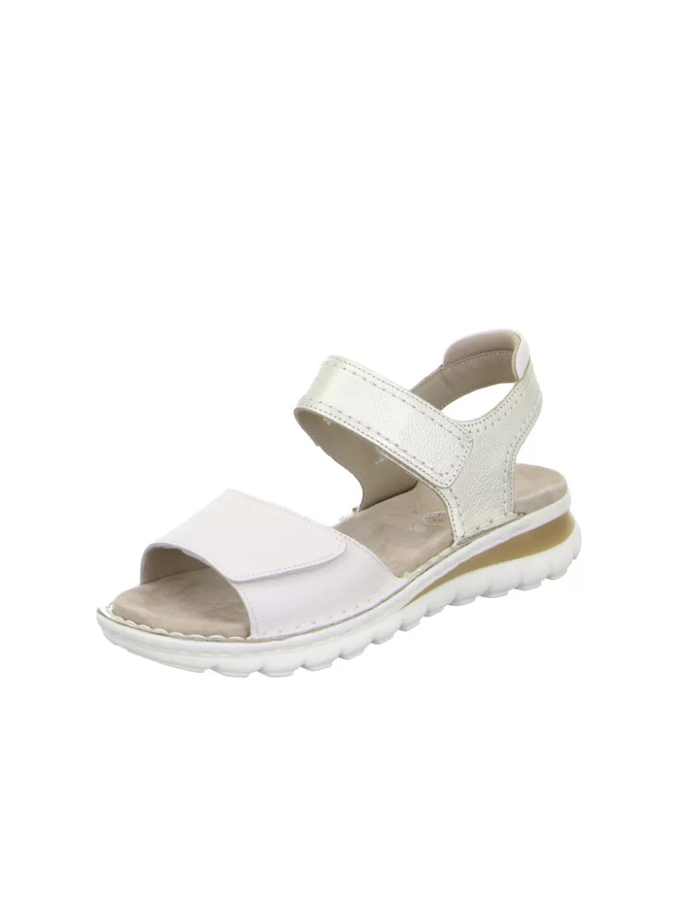 ara Shoes Sandalen^Sandale Tampa Cream Platin beige